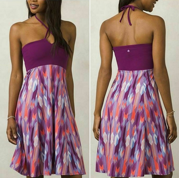 prAna Solana Dress in Grapevine Gemstone - Picture 7 of 7